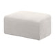thumbnail image 2 of Funda otomana de gran elasticidad, Protector de muebles grueso y suave, funda rectangular para reposapiés, para taburete de almacenamiento , yo blanco L Blanco Baoblaze Funda otomana redonda, 2 of 7