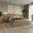 thumbnail image 3 of James 4-Piece Bedroom Set With Bed, Headboard and 2 Floating Nightstands, 3 of 6