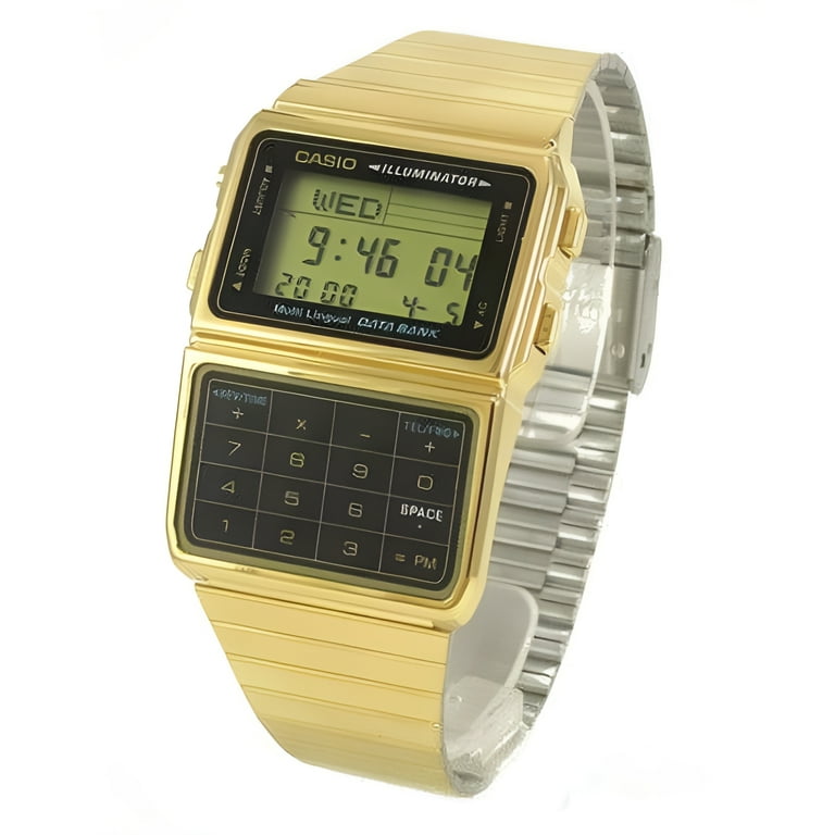 【特別送料無料！】 Casio Memory 25 DBC611G-1D, Watch, Databank Tone Gold Men's データバンク