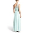 thumbnail image 2 of Speechless Aqua Blue Shilo Lace Beaded Waist One-Shoulder Gown Juniors Size 11, 2 of 2