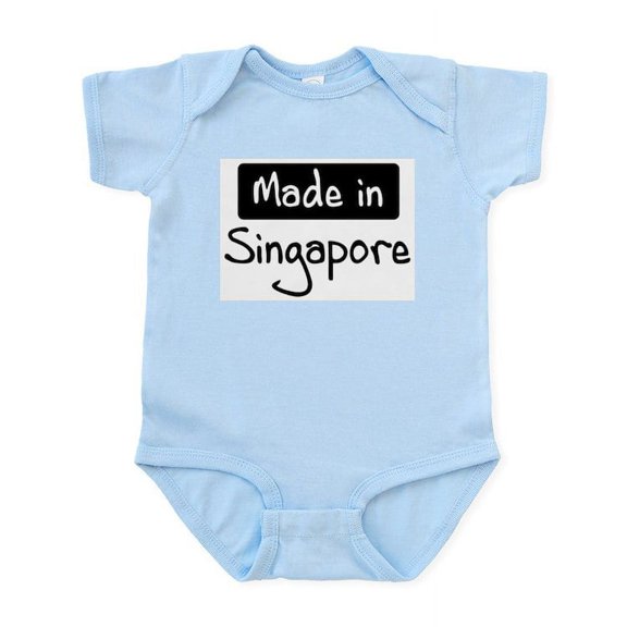 CafePress - Made In Singapore Infant Bodysuit - Baby Light Bodysuit, Size Newborn - 24 Months