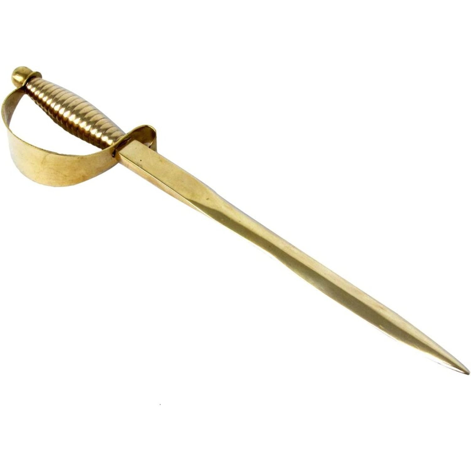 Treasure Gurus Solid Brass Sword Letter Opener, Solid Brass Heavy