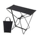 thumbnail image 2 of Taburete Plegable Portátil, Taburete de Camping con Bolsa de Transporte, Taburete Plegable Ligero para Campamento, Taburete Plegable, Reposapiés para Negro, 2 of 8