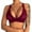Red, variant on PATLOLLAV Sexy Womens Girl Hollow Out Elastic Cage Bra Bandage Strappy Halter Bra