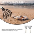 thumbnail image 3 of WHAMVOX Clam Rake with Durable Iron Handle for Outdoor Use Efficient and Productive Gardening Tool 5 Tine, 3 of 8