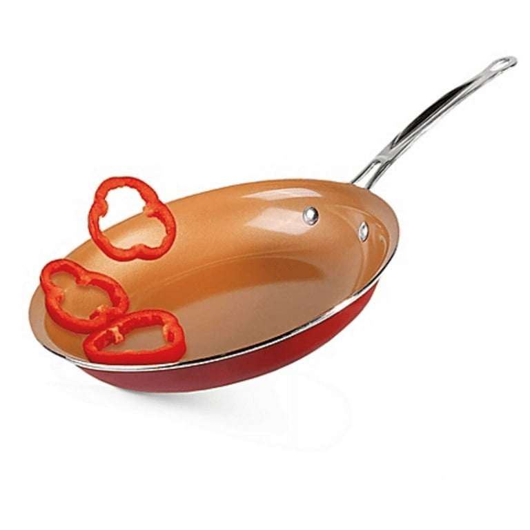 FRY PAN RED COPPER 12 (Pack of 1)