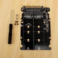 thumbnail image 4 of Adaptador PortáTil SFF-8639 NVME U.2 una NGFF M.2 M Key y B Key SSD PCIE3.0 X16 GEN3 para 2280 2260 2242 2230 SSD, 4 of 10
