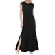 thumbnail image 1 of Vestido largo informal sin mangas con abertura para mujer: vestido camisero holgado con bolsillos laterales, perfecto para vacaciones/viajes, tejido ligero, tallas S-XXL, 1 of 4