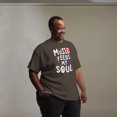 thumbnail image 2 of Music Feeds My Soul Vintage Musician Music Lover Graphic classic tee (Dark Chocolate, M), 2 of 2