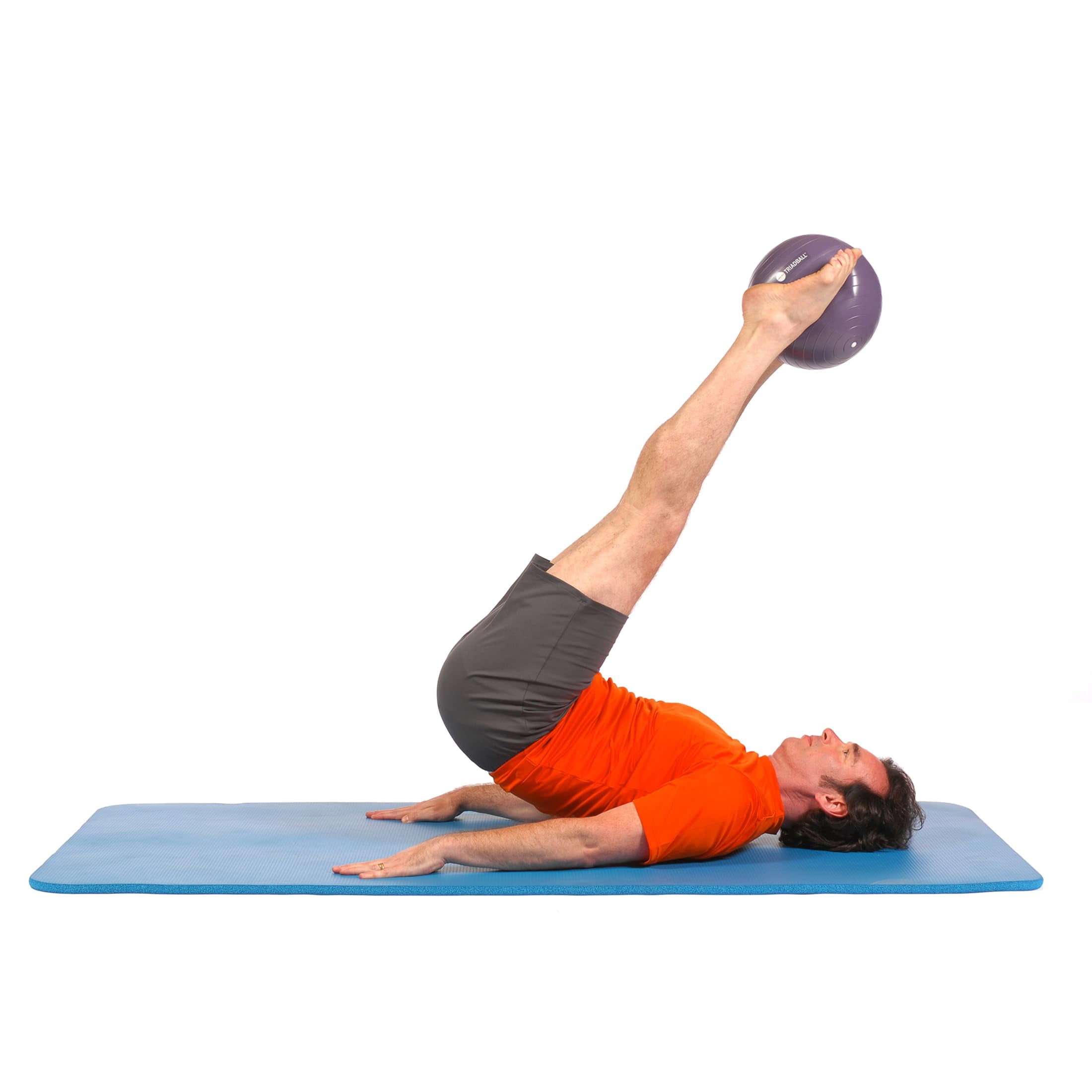 OPTP TRIADBALL – 9½” Diameter Pilates Ball, Adjustable Firmness Workout Ball, Yoga Ball, Stability Ball, and Core Strength Exercise Ball - Unique Texture, Size and Material Composition