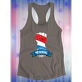 thumbnail image 3 of Memorial Day Clenched Fist Racerback Tank Women -Image by Shutterstock, Female Large, 3 of 4