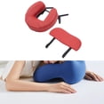 thumbnail image 6 of Face Pillow Headrest Support Bracket with Breathable PU Leather Cushion for Home Massage Beds and Tables, 6 of 9