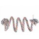 thumbnail image 2 of Bird Rope Swing Toy Colorful Cotton Perch for Parrots Budgie Parakeet Cockatiel Conure Finch Lovebird, 2 of 5