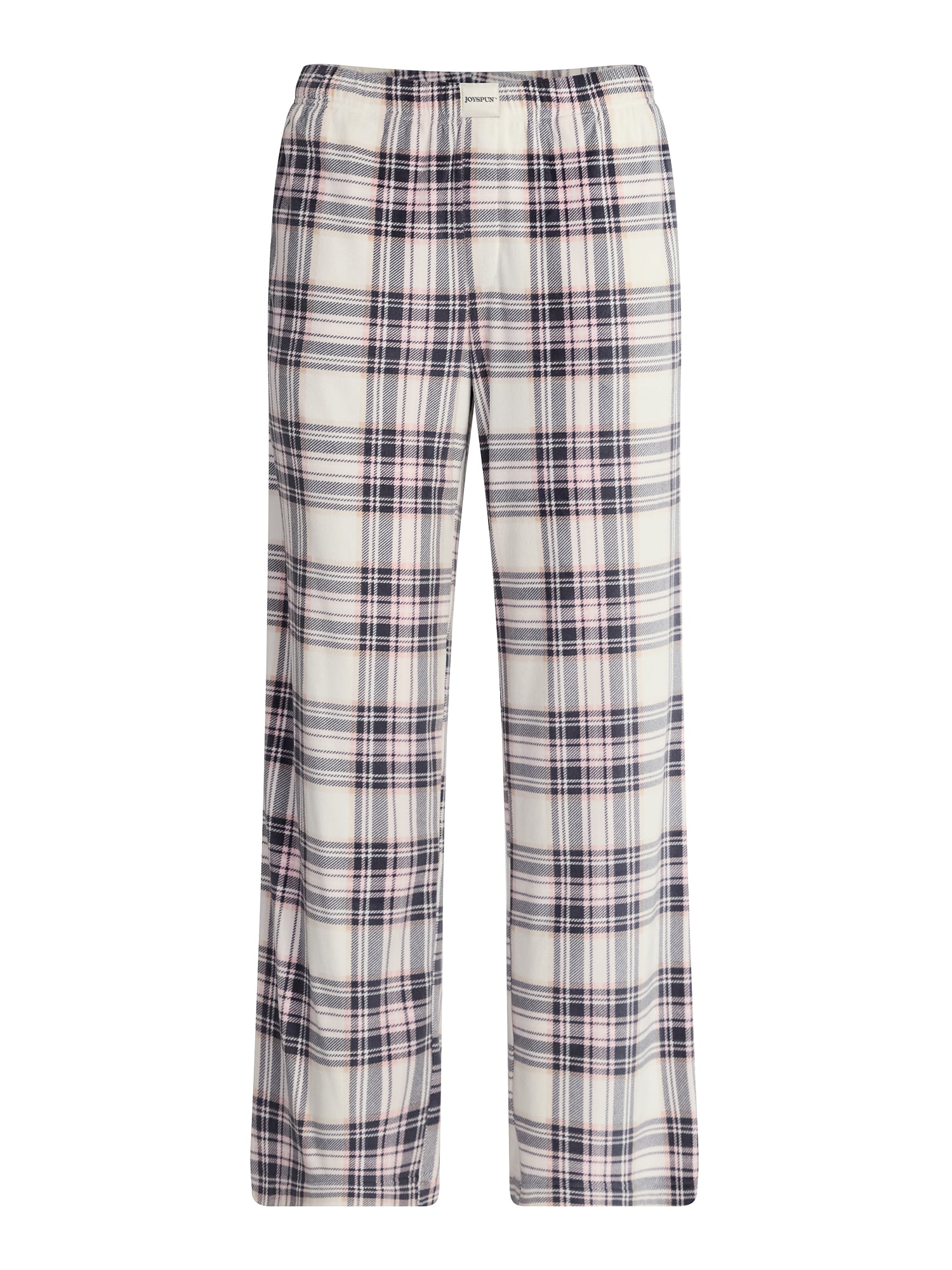 Joyspun Women's Velour Wide-Leg Sleep Pants, Size XS-3X