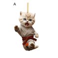thumbnail image 2 of ievspot 1 Pcs Car Pendant with Lanyard Cat Design Auto Rearview Mirror Ornament Animal Pendant Car Interior Accessories, 2 of 8