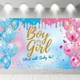 thumbnail image 3 of Gender Reveal Background “Boy or Girl” Backdrop Blue Pink Gender Reveal Party What Will Baby Be Banner Baby Shower Photography Photo Booth, 3 of 9