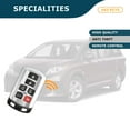 thumbnail image 4 of AKS KEYS New Replacement for Toyota Sienna Smart Prox Key Fob 6B FCC# HYQ14ADR (2 Pack), 4 of 5