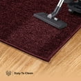 thumbnail image 6 of Furnish My Place Modern Indoor/Outdoor Commercial Solid Color Rug - Burgundy, 3' x 16', Pet and Kids Friendly Rug. Made in USA, Runner, Area Rugs Great for Kids, Pets, Event, Wedding, 6 of 12