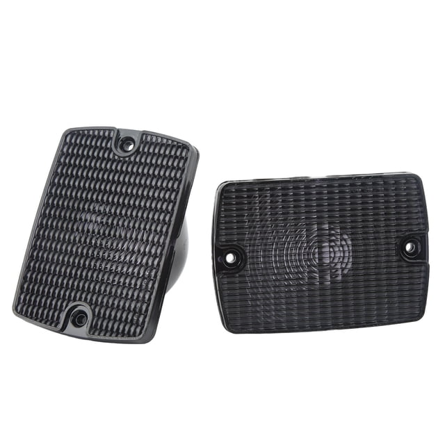 Lente de luz intermitente delantera 56001378 Reemplazo de transmisión de luz fuerte para Jeep Wrangler YJ 1987-1995 Negro