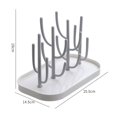 thumbnail image 1 of Soporte de biberón con forma de Cactus para bebé, bastidores de estilo nórdico, ahorro de espacio, estante desmontable para niños, secador de alimentación de gran capacidad, 1 of 4