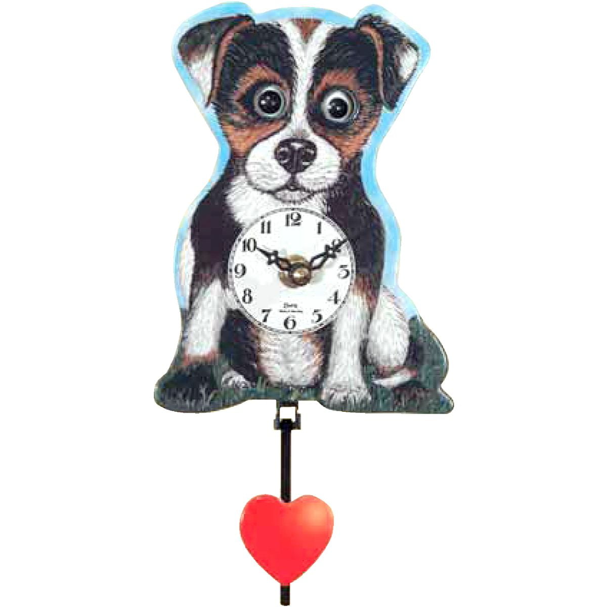 Black Forest Dog' Eye 5.75Inch Wide Wall Clock