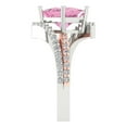 thumbnail image 3 of Clara Pucci 14K White/Rose Gold 2.31ct Pink Solitaire with Accents Ring, 3 of 8
