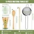 thumbnail image 3 of Grusce 6 Pcs Matcha Whisk Set Practical Matcha Kit with Whisk Holder Matcha Whisk Sifter Tea Scoop and Tea Spoon Japanese Matcha Tea Set for Matcha Making Matcha Tea Lovers, 3 of 7