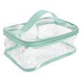thumbnail image 2 of EeaseMX Bolsa de maquillaje grande transparente, bolsa de almacenamiento de cosméticos transparente para viajes en casa, 2 of 7