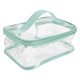 thumbnail image 2 of EeaseMX Bolsa de maquillaje grande transparente, bolsa de almacenamiento de cosméticos transparente para viajes en casa, 2 of 7