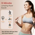 thumbnail image 3 of Pack de 2 Cuerdas de Saltar de Velocidad en PVC, Sin Enredos ni Metal, Longitud Ajustable de 110 Pulgadas, Mangos Ergonómicos Antideslizantes para Fitness, Boxeo y Cardio en Casa o Gimnasio, 3 of 5