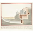 thumbnail image 3 of Pierre-Jean Mariette 23x20 Black Modern Framed Museum Art Print Titled - Xii Open Road Again the Year 1684, in Mount Esquiline from the Doors that Viguarda the Suburta. (.) (1783), 3 of 5
