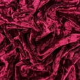 thumbnail image 2 of Ice Fabrics Stretch Crushed Velvet Fabric by the Yard - 60/62" Wide Soft Velvety Fabric for Sewing Apparel, Upholstery, Curtains & Decor - 234 GSM - 20% Vertical Stretch - Burgundy - 5 Yards, 2 of 6