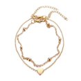 thumbnail image 2 of Mujeres Ajustable Amor Tobillo Pulsera Encanto Diseño Lindo Acero Inoxidable Amor Corazón Tobillo Pulsera Pareja Joyería Personalidad Accesorios Regalo 4 Piezas Cateissary AP005745-00, 2 of 6