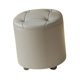 thumbnail image 5 of Puf pequeño redondo para reposapiés, otomana, asiento infantil, taburete con asiento Gris, 5 of 9