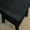 thumbnail image 2 of Contemporary Home Living 25" Black Counter Stool with Saddle Seat, 2 of 3
