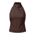 thumbnail image 4 of XIYON Womens Summer Tops Fashion Satin Backless Sleeveless Tank Top For Streetwear Versatile Camisole Casual Wear Beach Vacation Clothes Breathable, 4 of 4