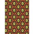 thumbnail image 1 of Ahgly Company Indoor Rectangle Patterned Caramel Brown Abstract Area Rugs, 8' x 10', 1 of 6