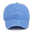 thumbnail image 2 of Black Baseball Cap Women Fashion Embroidery Baseball Cap Soft Washed Casual Sun Hat For Outdoor Daily Wear, 2 of 3