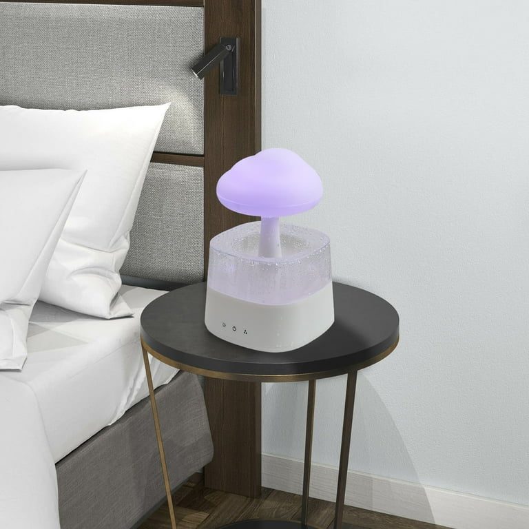 BrightSide Rain Cloud Mood Lamp with Mist - USB Powered and