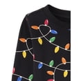 thumbnail image 3 of The Children's Place Kids Matching Long Sleeve Christmas Lights Snug Fit Cotton PJs, Sizes 4-16, 3 of 4