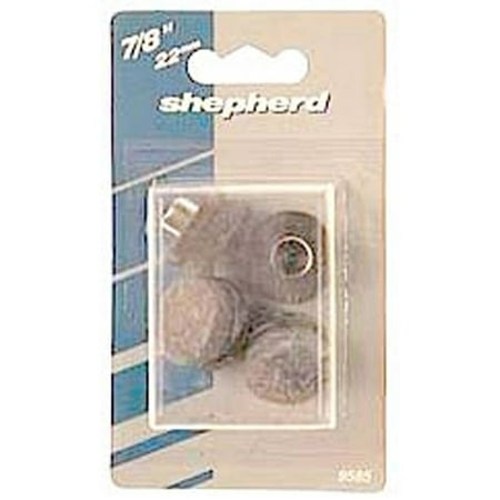 Shepherd 9934 8 Pack 1" Nail On Felt Floor Protectors