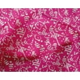 thumbnail image 4 of oneOone Silk Tabby Fabric Abstract Block Print Fabric BTY 42 Inch Wide, 4 of 4