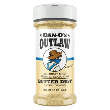 Dan-O’s® Outlaw Butter Dust - All purpose seasoning great for grilling (6.9oz)