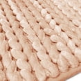 Better Homes & Gardens Thick & Plush Braided Bath Rug, Blush, Charcoal