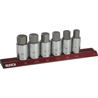 Blackhawk 16 Point Piece Hex Bit Impact Socket Sets, 1/2 in
