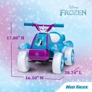 Kid Trax 6V Disney Frozen Toddler Car, Electric Car for Kids - Disney Cars Toys, Outdoor Toys, Kids' Electric Vehicles, Ride on Toy, Max Speed 1.5mph, 18-36 months, Max weight of 44Lbs, Ice Blue