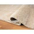 thumbnail image 5 of HR Plush Gold Solid Color Shag Rug - Thick Pile, High-End, Soft & Cozy Floor Carpet for Bedroom & Living Room, 5 of 6