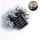 thumbnail image 2 of green Cadena de luz solar exterior de flores, 7 m 50 LED Cadena de luz solar exterior impermeable Cadena de luz LED colorida para jardín Balcón Terraza Navidad Weddi, 2 of 5