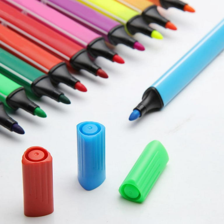 Clearanceeqwljwe 150pcs Children Watercolor Marker Pen Sets,36 Watercolor Pens, 24 Colored Pencils, 12 Color Gouache, 24 Color Crayons, Common Tools