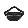 thumbnail image 1 of Qarigey Riñonera Bolsas de transporte al aire libre Portadores de bolsillo con estilo universal Mujeres Hombres Bolsa de pecho Accesorio de moda Bolsas de mensajero y de hombro Negro Qarigey AP013444-02, 1 of 6